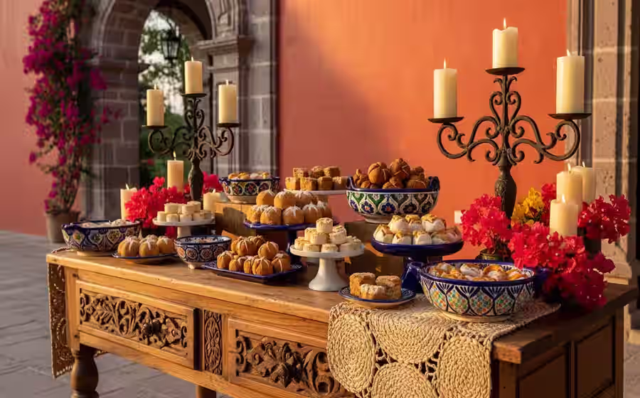 Variedad de dulces a granel mexicanos tradicionales para evento en Toluca