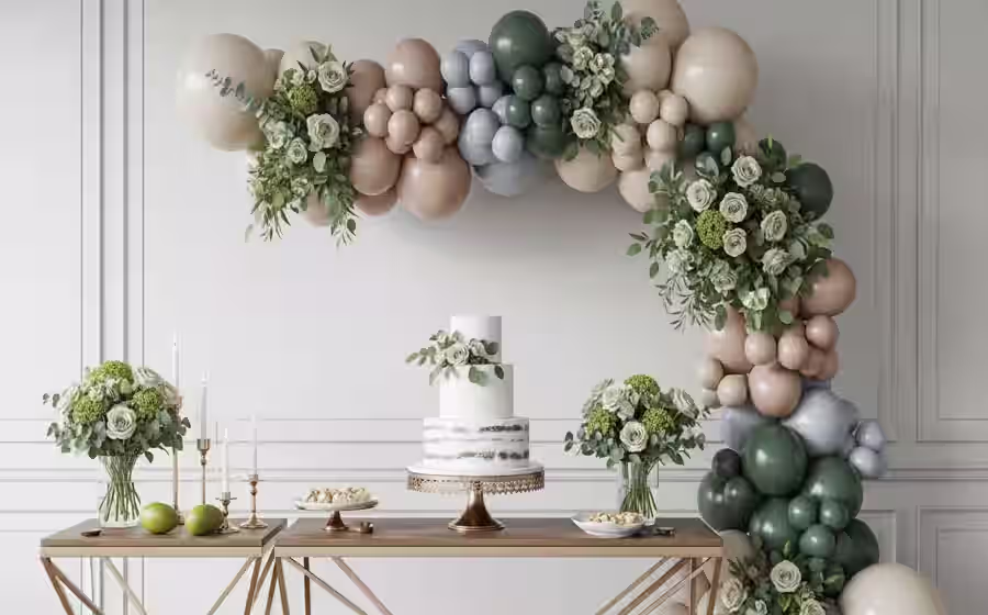 Mesa de frutas con cristaleria para evento social en CDMX y diseno sobrio