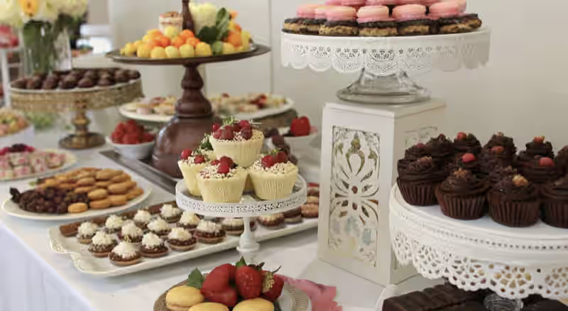 Candy bar gourmet con surtido de alto nivel para celebracion en el Valle de Toluca